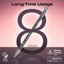 Promate Transparent Precision Active Stylus – Palm Rejection, Capacitive Rechargeable Design, iPad Compatible | TransPen |