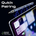 Promate Transparent Precision Active Stylus – Palm Rejection, Capacitive Rechargeable Design, iPad Compatible | TransPen |