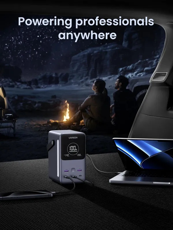 UGREEN 48000mAh Power Bank and 300W – Smart Digital Display, PD Fast Charging, Multi-Port Battery Pack | PB770