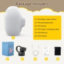 Rechargeable Baby Stroller Rocker – Electric Automatic Swing, Adjustable Speed, 40-Minute Timer, Compatible with Most Strollers