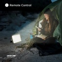 Green Lion Solar Camping Light – 25W LED, 1500lm, 7200mAh, 210cm Tripod, 360° Rotation, IP65, Type-C & Solar Input | GNPCALIGHTSL |