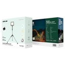 Green Lion Solar Camping Light – 25W LED, 1500lm, 7200mAh, 210cm Tripod, 360° Rotation, IP65, Type-C & Solar Input | GNPCALIGHTSL |