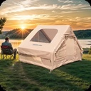 Green Lion GT‑4X Inflatable Tent – 3‑4 Person, Quick Setup 1‑2 min, Waterproof 300D Oxford | GNGT4XTENTBG |