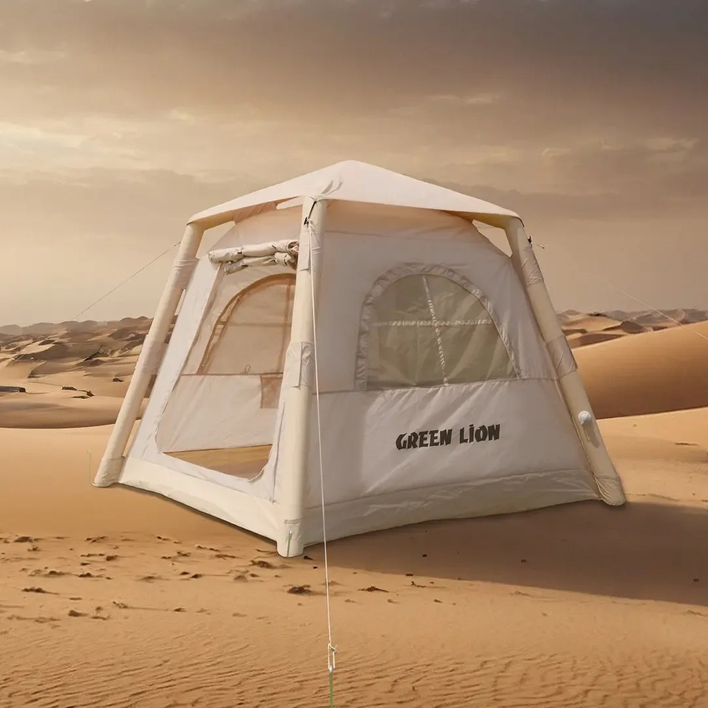 Green Lion GT‑3X Inflatable Tent – 2–3 Person, Waterproof, Quick Setup, UV & Wind Protection | GNGT3XINCTBG |