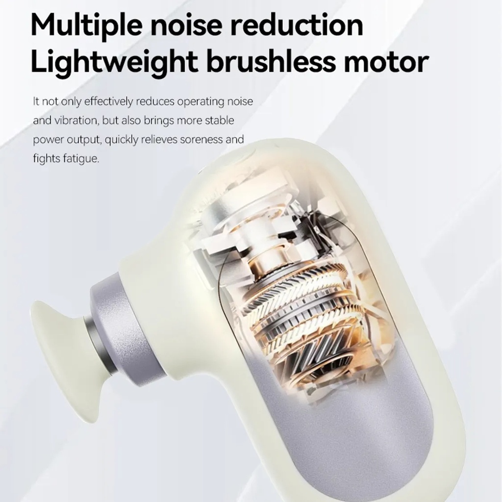 7MD Mini Massage Gun – Compact 4-Level Muscle Relaxation Device with Silicone Massage Head, 580mAh Battery | 7MD48425 |