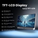 Powerology 27" Portable FHD Smart TV – 1920×1080 TFT‑LCD, Android 14, Built‑in 38400mAh Battery, Dual-Band WiFi, Speakers, Leather Handle & Carry Case | PG27FWH |