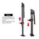 Powerful Hydraulic Off-Road Jack – Electric Steel Lift Tool for SUV & Pickup, Adjustable for Overlanding, 2000kg (4429lbs) Load, 150–860mm Lift Height, 1065mm Max