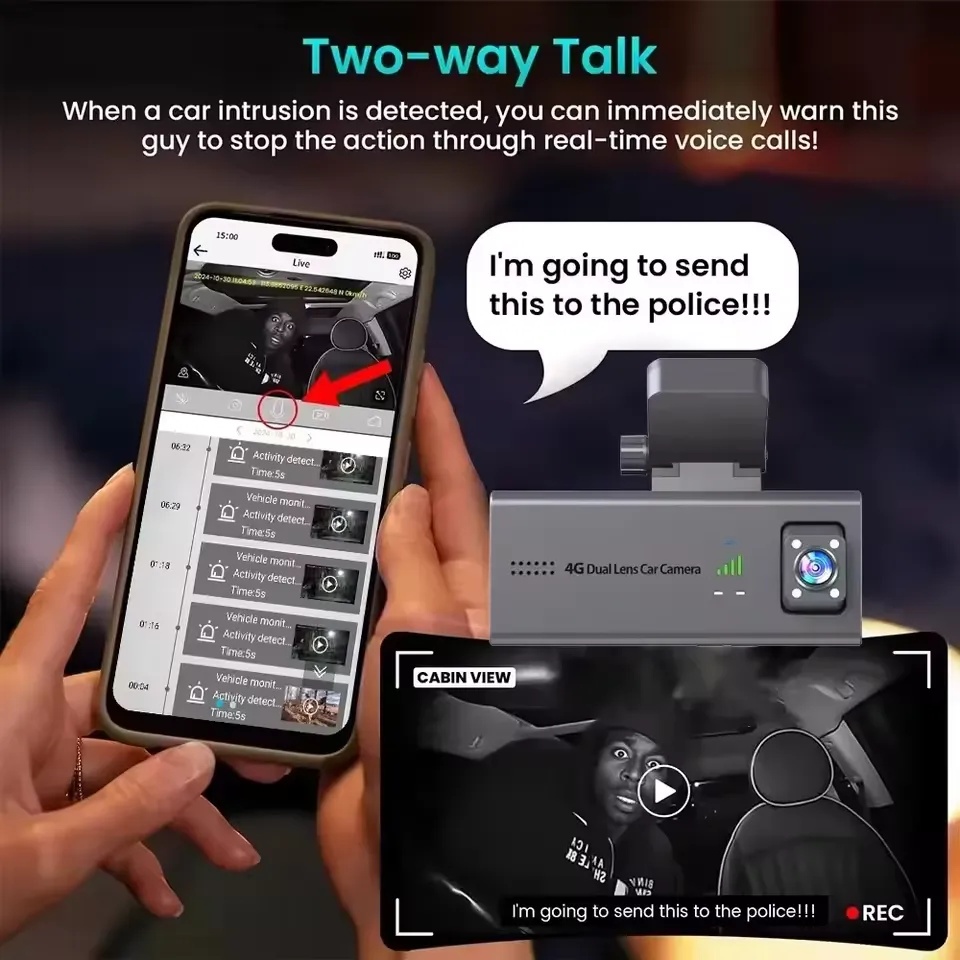 7MD 4G Sentinel Dual-Lens Car Camera – GPS Tracking, Cloud Storage, Radar & Vibration Detection Anti-Theft, Anti-Scratch Smart Surveillance with Remote Monitoring | 7MD47525 |