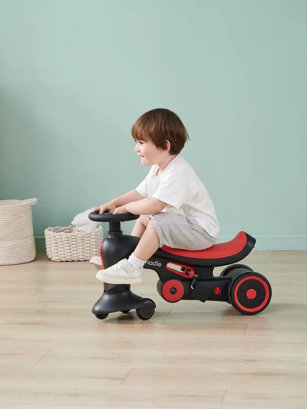 Nadle 4-in-1 Convertible Swing Car Ride-On – Parent Handle, Pedals & Swing Mode for Toddlers | SL-A8 |