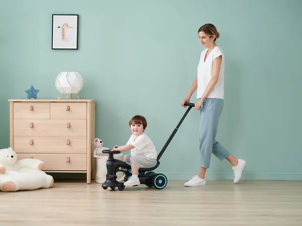 Nadle 4-in-1 Convertible Swing Car Ride-On – Parent Handle, Pedals & Swing Mode for Toddlers | SL-A8 |