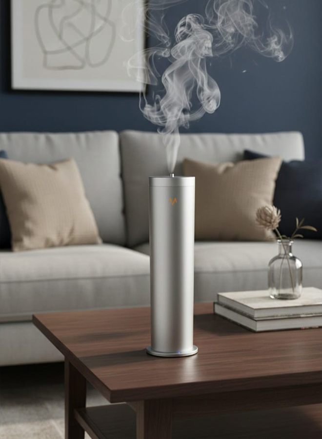 7MD Aroma Diffuser – Smart 1000ml Bluetooth Essential Oil Diffuser with App Control | Large Metal Aluminum Electric Fragrance Machine for Hotel, Lobby & Conference Halls | 7MD-301C |