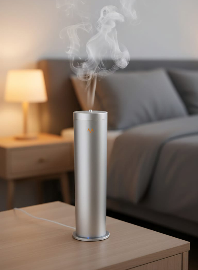 7MD Aroma Diffuser – Smart 1000ml Bluetooth Essential Oil Diffuser with App Control | Large Metal Aluminum Electric Fragrance Machine for Hotel, Lobby & Conference Halls | 7MD-301C |