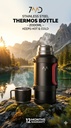 7MD Stainless Steel Thermos Bottle 2000ml – Long-Lasting Temperature Retention, Heavy-Duty Travel & Sports Flask | 7MD50025 |