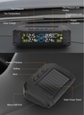 TPMS Tire Pressure Monitoring System with Solar Charging – Real-Time Pressure & Temperature Alerts