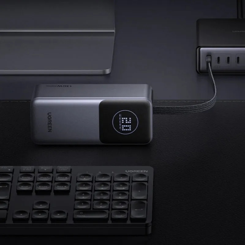 UGREEN Nexode 20000mAh 130W Power Bank with Built-in Cable | PB723 \ 55365B |