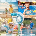 A&T TOY Electric Shark Water Gun for Kids & Adults – Powerful Automatic Water Blaster with 10m Long Range, 300cc Large Capacity, Rechargeable Summer Toy for Pool, Beach & Outdoor Parties (Ages 8–12+) | A&T-44025 |