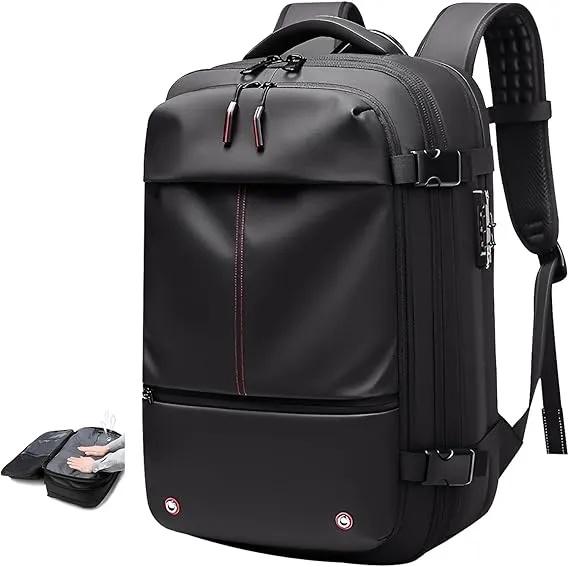 Vacuum Backpack – Large Capacity Water-Expandable Travel Backpack with Vacuum Pump, Waterproof Anti-Theft Design, 19-Inch Laptop Bag | 511 |