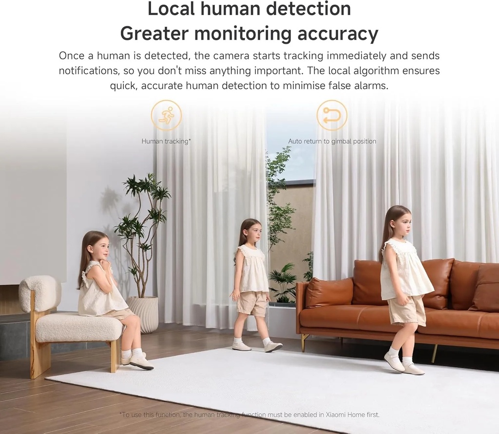 Xiaomi Smart Camera C500 – 3K Ultra HD Indoor Security Camera, 360° Pan & 116° Tilt, Night Vision, Dual-Band Wi-Fi, Privacy Shield | MBC44 |