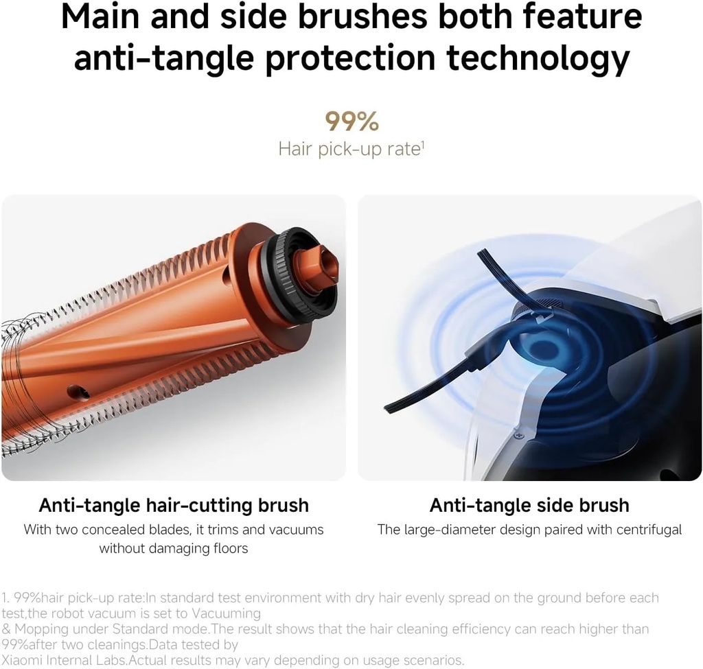 Xiaomi Robot Vacuum 5 – 20,000Pa Strong Suction, LDS Navigation, Anti-Tangle Brush, All-in-One Dock, Smart App & Voice Control | OV31GL |