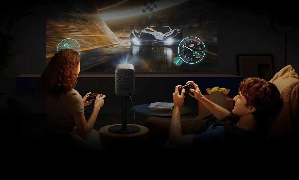 Xiaomi Smart Projector L1 – Full HD 1080p, 200 ISO Lumens, Auto Keystone, Android TV, Dolby Audio, With One Year Free SUB | XMTYY03FMG |