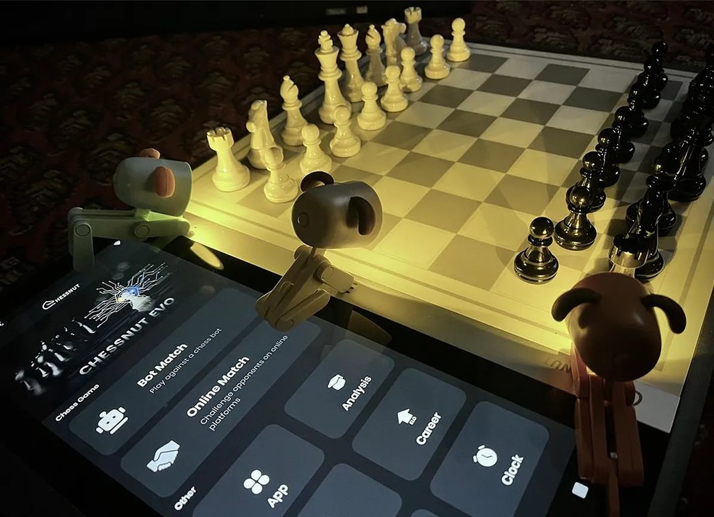 Chessnut Evo Ultra Smart AI Chessboard – 12.3” Smart AI Chess Table with LED, Stockfish & Maia Engines, Android 11 | CE100 |