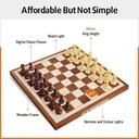Chessnut Air Electronic Chess Set – Handcrafted Smart Wooden Chessboard with LED Guidance, Adaptive AI & Online Play | CA100 |