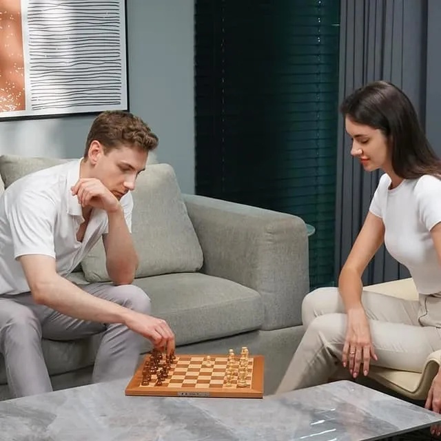 Chessnut Air+ Electronic Chess Set – Full Wooden Smart Chessboard with LEDs, Adaptive AI & Online Play | CA101 |