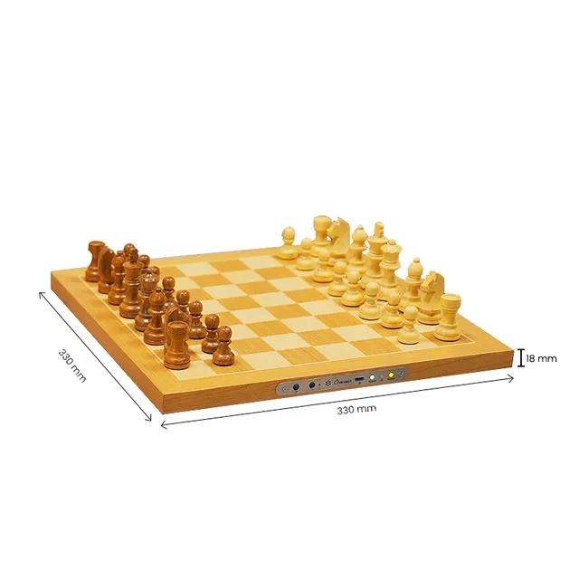 Chessnut Air+ Electronic Chess Set – Full Wooden Smart Chessboard with LEDs, Adaptive AI & Online Play | CA101 |