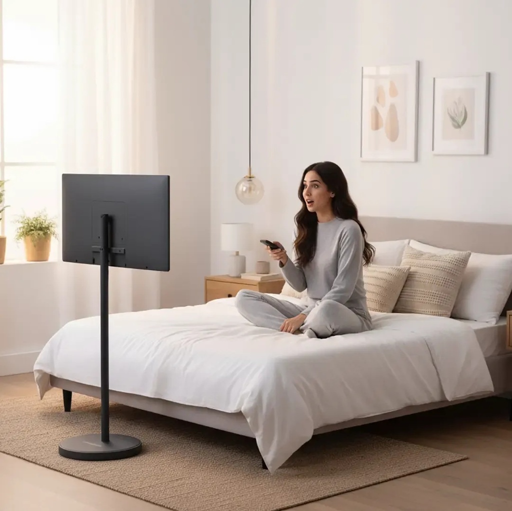 Powerology Banf 32″ Portable Smart Monitor with Built-in Battery, Full HD Touch Display & Android OS | PWHSD01 |