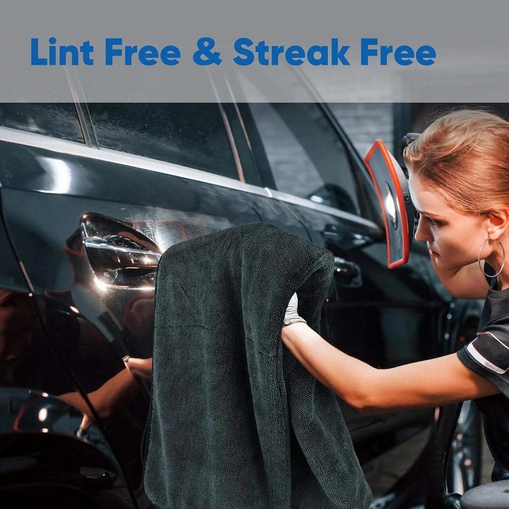 Car Drying Cloth – Premium Lint-Free Microfiber, Extra Strong Absorption, Paint-Friendly | 80×50 cm |
