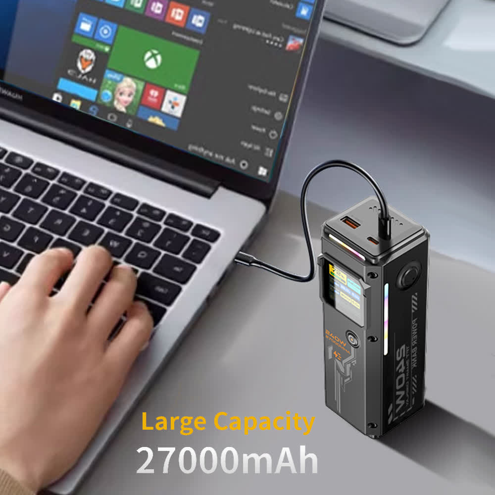 7MD 240W Power Bank 27000mAh with 1.54” TFT Display | PD 3.1 Fast Charging | 7MD44925 |