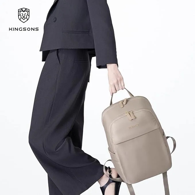 Kingsons Slim Travel Backpack – Waterproof Nylon Business & Laptop Backpack for Work, Travel & Commuting | KS25002 |