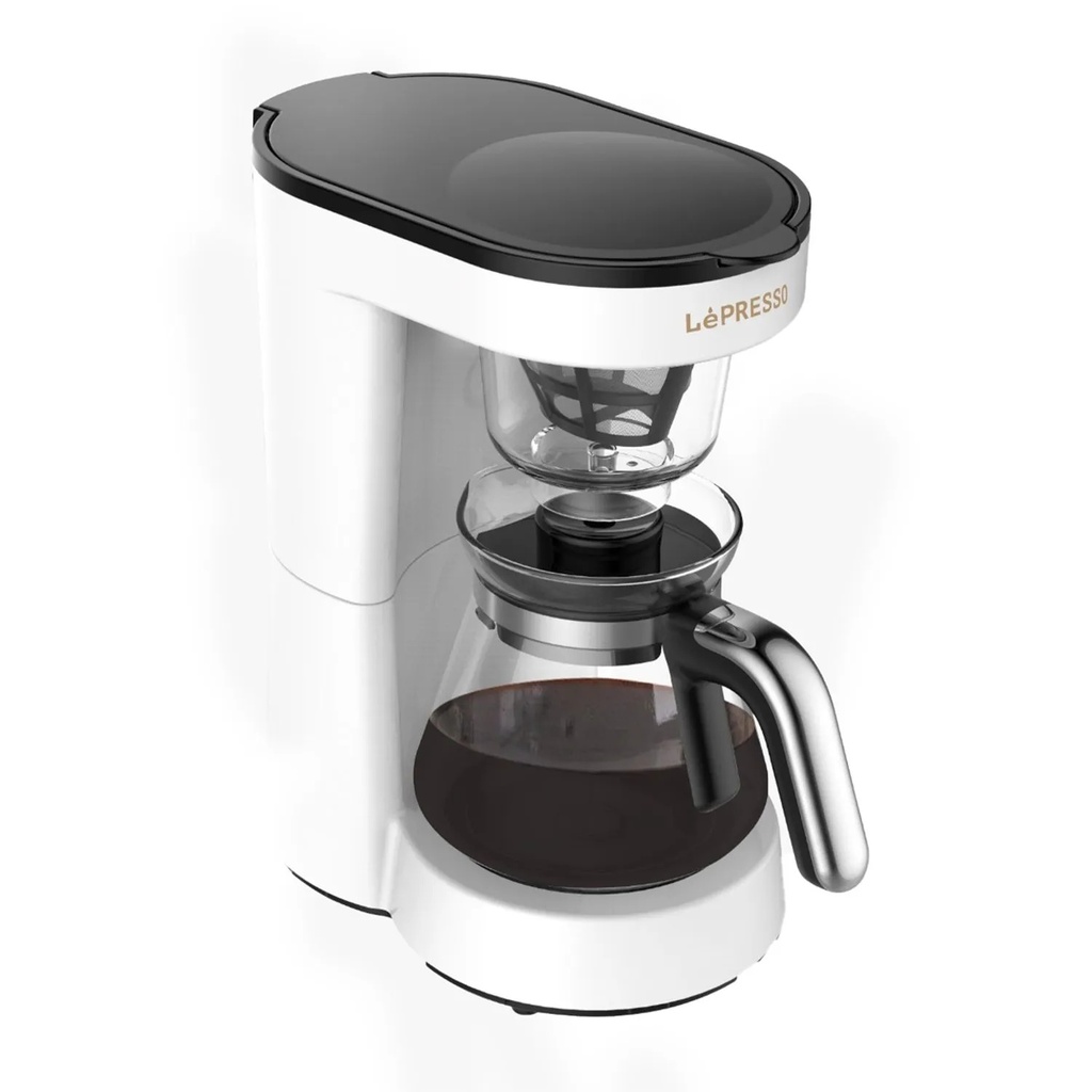 LePresso Drip Coffee Machine BS Plug 0.75L with Transparent Design, 700W Fast Brewing & Keep Warm Function | LPDRPCOFM |
