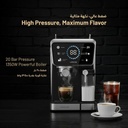 LePresso Hot & Cold Brewing Coffee Machine with 20 Bar Pump, 1350W, Digital Display, Self-Cleaning and UK Plug | LPCFFTEM0070 |