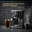 LePresso Hot & Cold Brewing Coffee Machine with 20 Bar Pump, 1350W, Digital Display, Self-Cleaning and UK Plug | LPCFFTEM0070 |