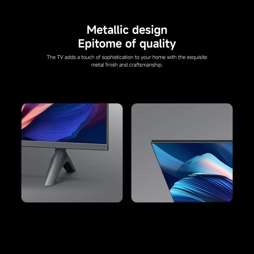 Xiaomi TV A Pro 55 inch 2026 – 4K QLED, HDR10+/HLG, Dolby Audio, Google TV, Smart Assistant, Dual Stand, Bezel-less Design