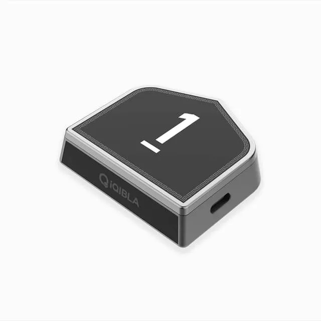 iQibla Smart Portable Prayer Counter with Azan – Qibla Direction, Radar & Infrared Tracking, USB Rechargeable