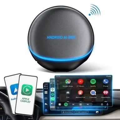 Carplay Magic Box – 3-in-1 Wireless Streaming Device for Android Cars with HDMI Output, Built-In Apps & Wireless CarPlay