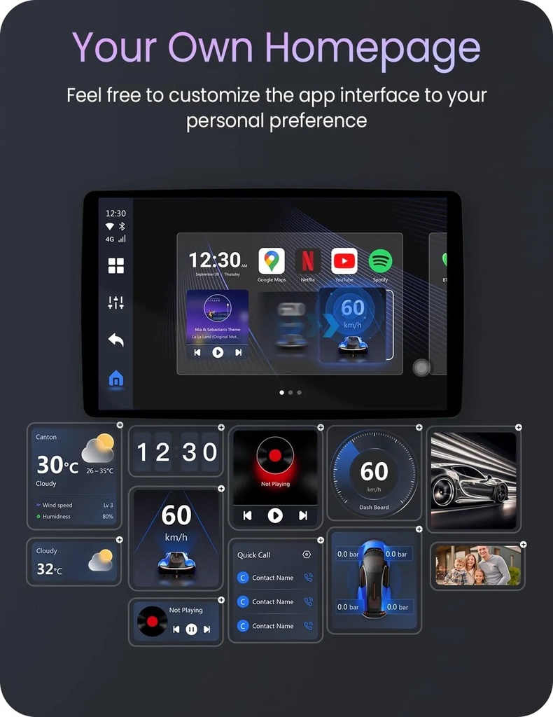 Carplay Magic Box – 3-in-1 Wireless Streaming Device for Android Cars with HDMI Output, Built-In Apps & Wireless CarPlay