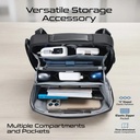 Promate Multi-Pocket Tech Pouch with Biometric Lock | UrbanPouch-Pro |