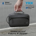 Promate Multi-Pocket Tech Pouch with Biometric Lock | UrbanPouch-Pro |