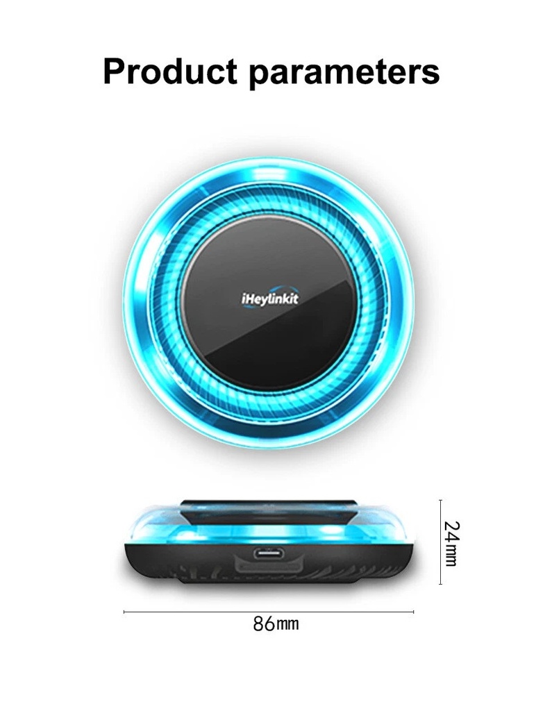 Carplay Smart AI Box, Android 13 , Wireless Streaming Device for Android Cars with HDMI Output, Built-In Apps & Wireless Carplay 8G(RAM)+128GB (ROM) Model:T6-Pro