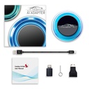 Carplay Smart AI Box, Android 13 , Wireless Streaming Device for Android Cars with HDMI Output, Built-In Apps & Wireless Carplay 8G(RAM)+128GB (ROM) Model:T6-Pro