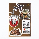7MD Emirati Travel Stickers Collection – Premium UAE-Themed Stickers for Luggage & Accessories