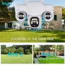 V380 Solar 4G PTZ CCTV Camera with 6MP Triple-Lens, Motion Tracking, Night Vision & Cloud Control | VTS31-G-F |