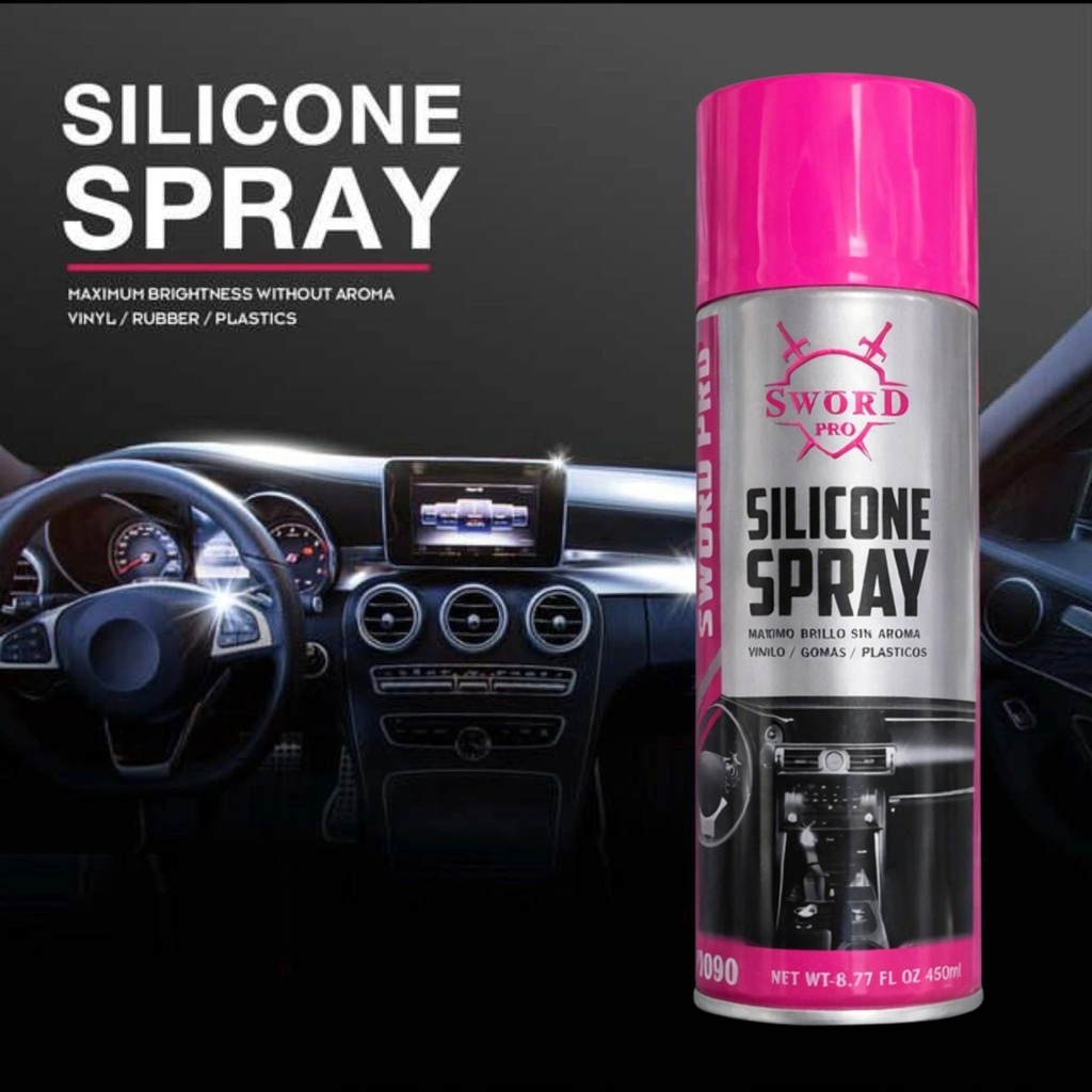Sword Pro Silicone Spray 450ml – Multi-Purpose Lubricant, Protective Coating & High-Gloss Finish | SW-0090 |