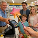 Magic Star Contactless Card Holder Wand – 3D Printed Credit Card Holder with RFID Protection (35cm)