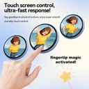 Beambox Niji E-Badge – 1.53" HD IPS Touch Screen Customizable Wearable Display