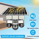 V380 Pro WIFI Solar Security Camera – Triple Lens PTZ System, 360° Coverage, Night Vision & IP66 Waterproof | VTS30A-W-F |