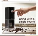 LePresso Portable Coffee Grinder with Stainless Steel Burr & USB-C Rechargeable Battery | LPCFFJG0032BK |